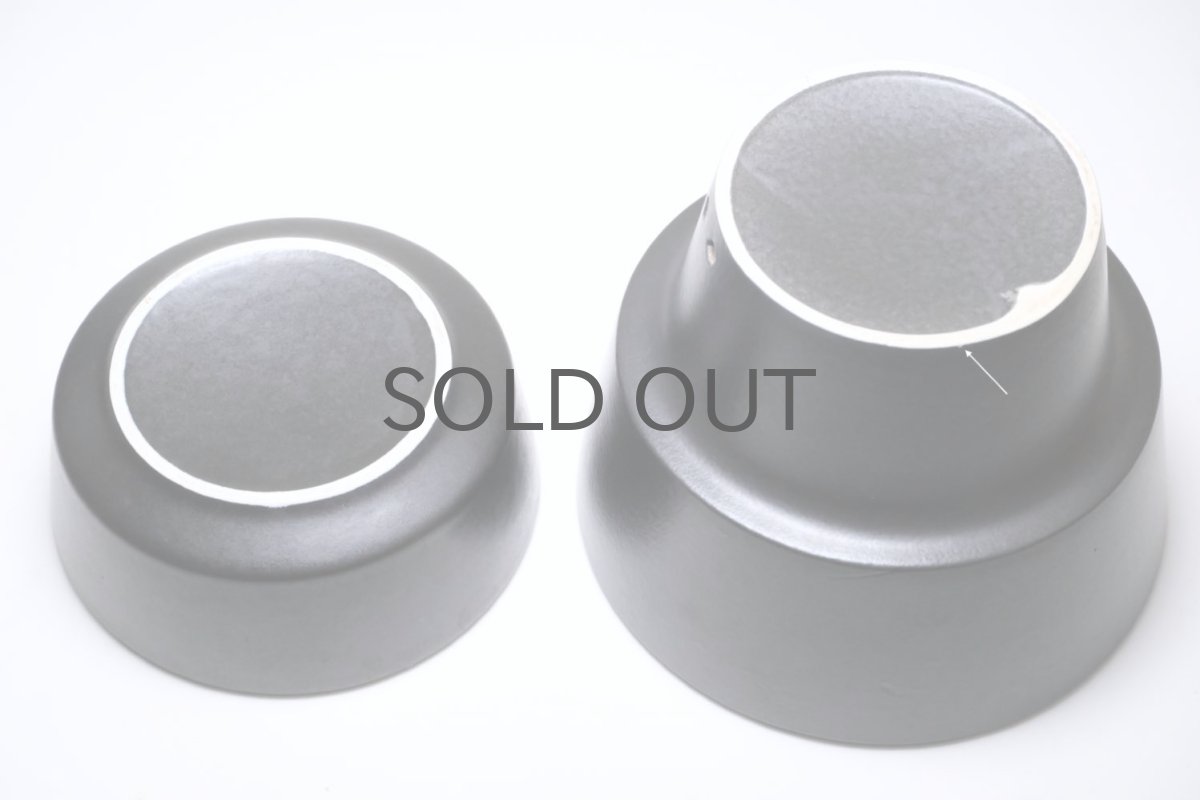 画像7: ビンテージ北欧/ARABIA/アラビア/Richard Lindh/植物ポット/鉢＋受け皿/丸形深皿/ブラック (7)