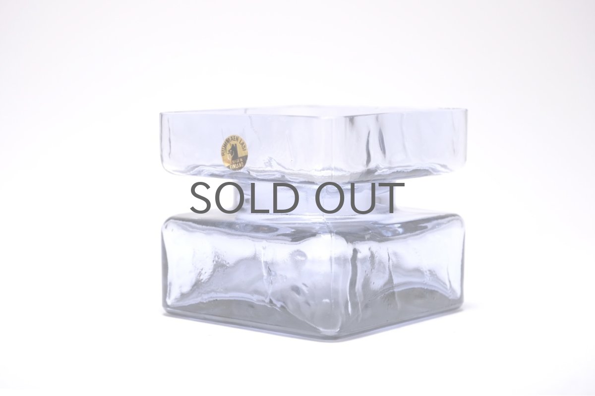 画像2: ビンテージ北欧雑貨/Riihimaen Lasi /リーヒマエン・ラシ/Pala/パラ/花瓶/ラベンダー/Mサイズ/No.2 (2)