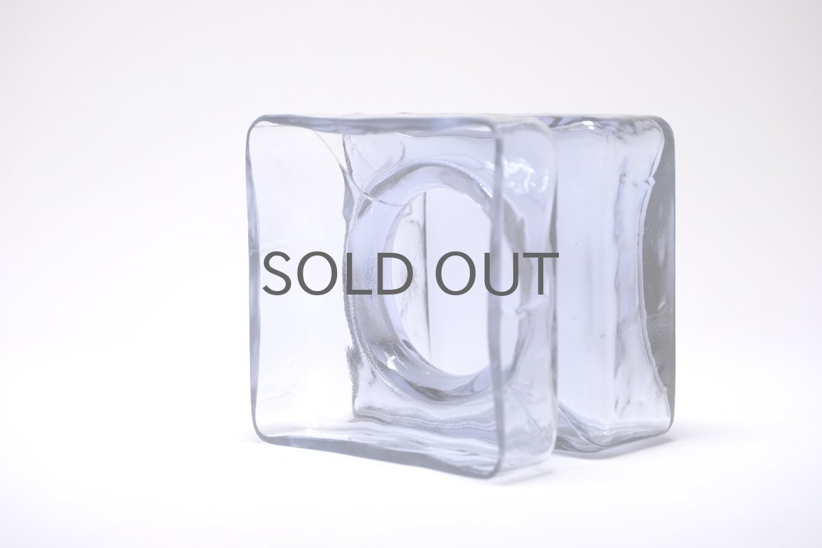 画像5: ビンテージ北欧雑貨/Riihimaen Lasi /リーヒマエン・ラシ/Pala/パラ/花瓶/ラベンダー/Mサイズ/No.2 (5)