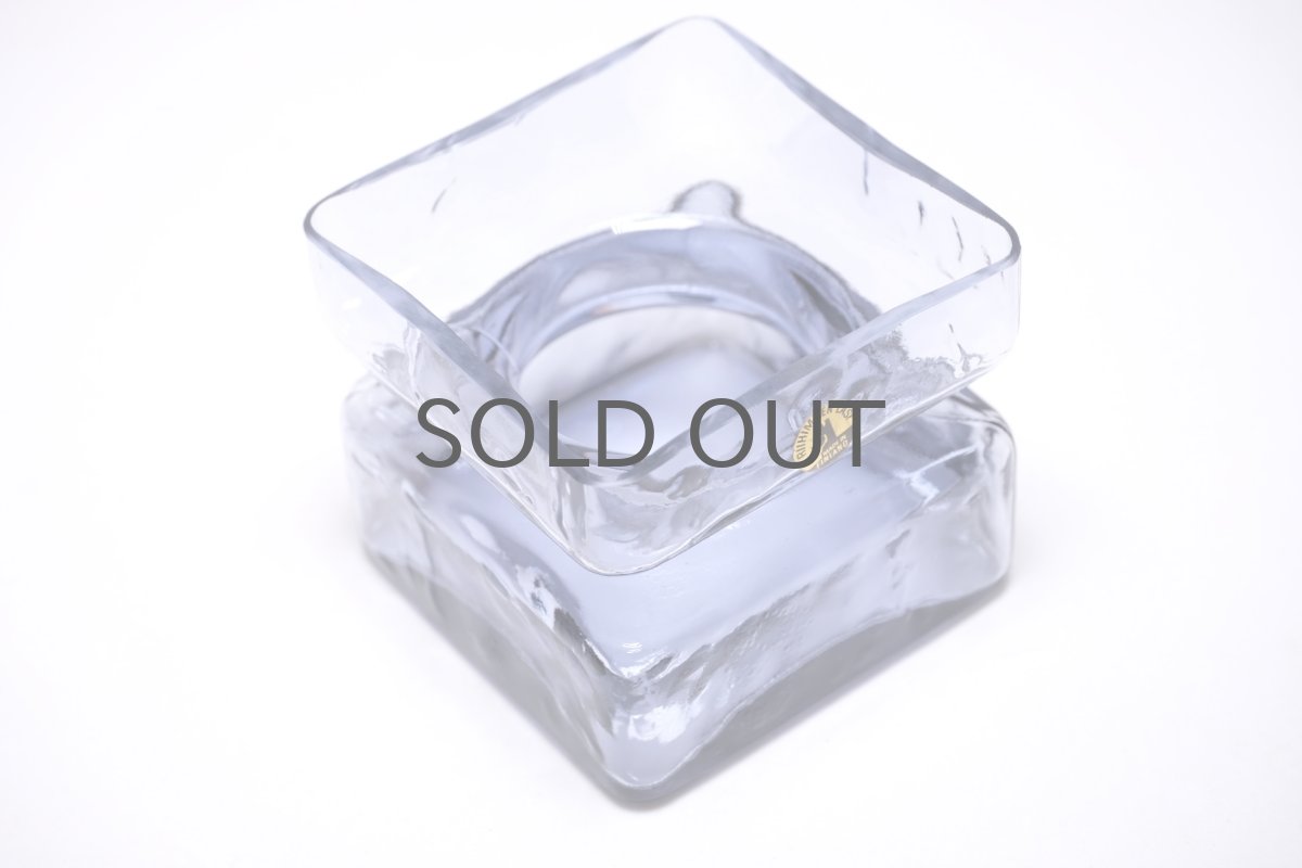 画像4: ビンテージ北欧雑貨/Riihimaen Lasi /リーヒマエン・ラシ/Pala/パラ/花瓶/ラベンダー/Mサイズ/No.2 (4)