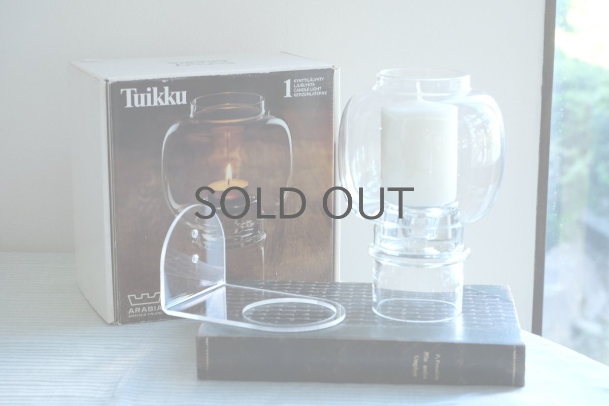 画像7: 北欧ビンテージガラス/NUUTAJARVI/Tuikku/ランタンキャンドルホルダー＆キャンドルスタンド/クリア (7)