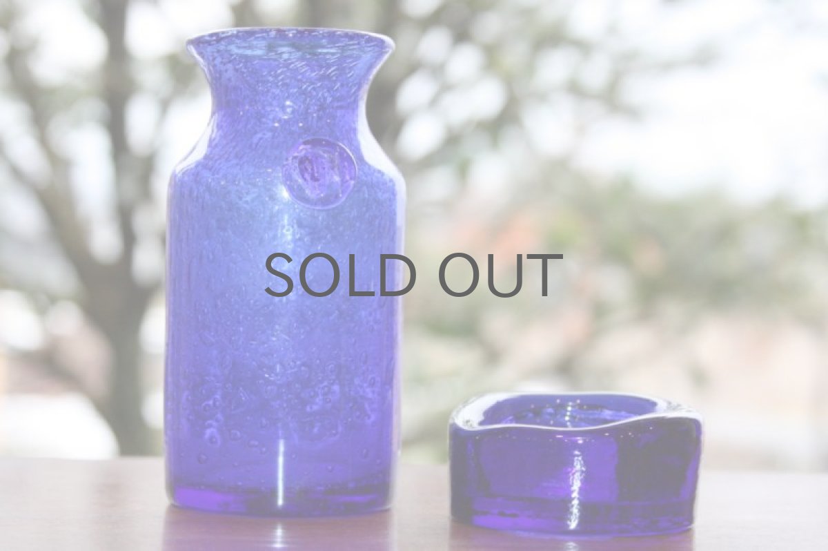 画像5: ErikHoglundエリックホグラン  ガラス ボトル 顔付き (5)