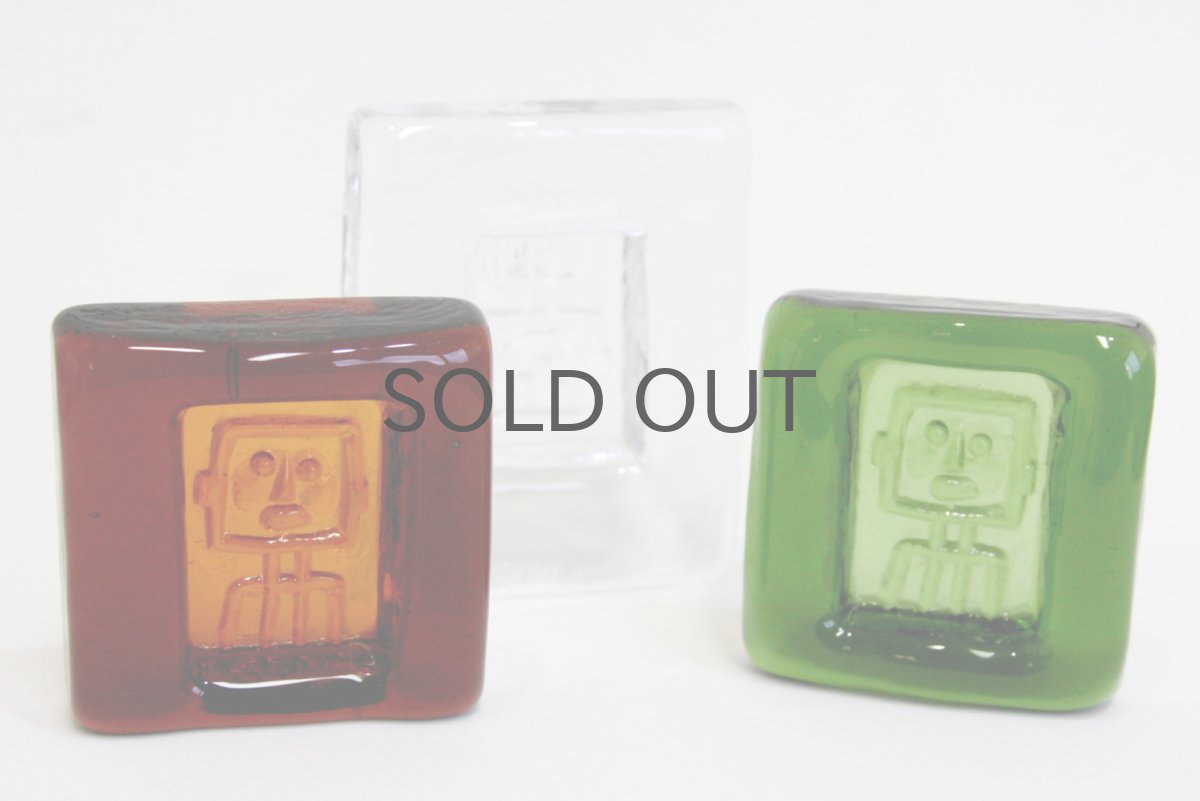 画像4: ErikHoglundエリックホグラン  ガラス アッシュトレー アンバー (4)