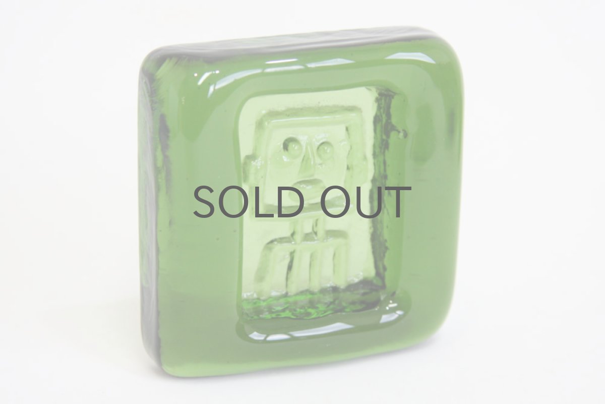 画像3: ErikHoglundエリックホグラン  ガラス アッシュトレー グリーン (3)
