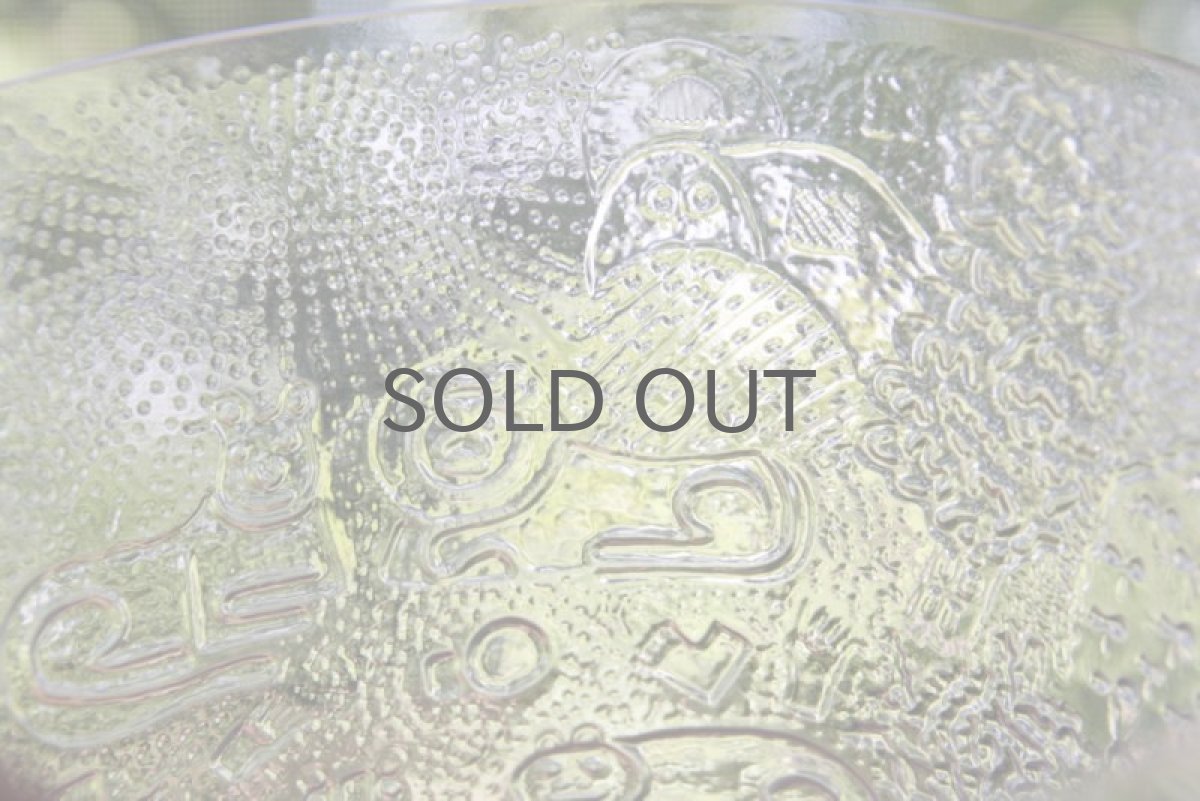 画像4: 北欧ガラス Oiva Toikka オイヴァ・トイッカ ファウナ クリスタル 特大 ボウル (4)