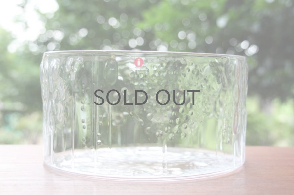 画像1: 北欧ガラス/オイバ・トイッカ　 フローラ　Lサイズ　ボゥル 　Iittala イッタラ (1)