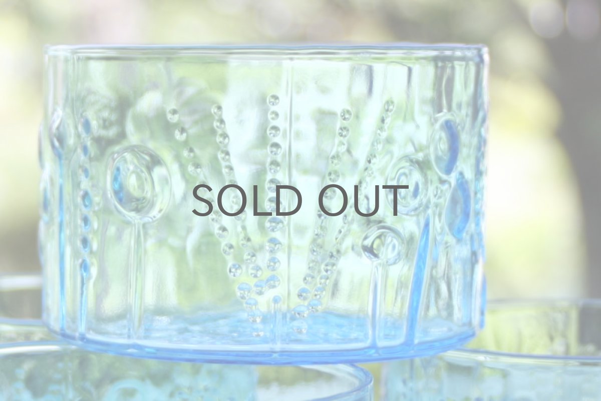 画像2: 北欧ガラス/オイバ・トイッカ  フローラ Sサイズ ボゥル  ライトブルー (2)