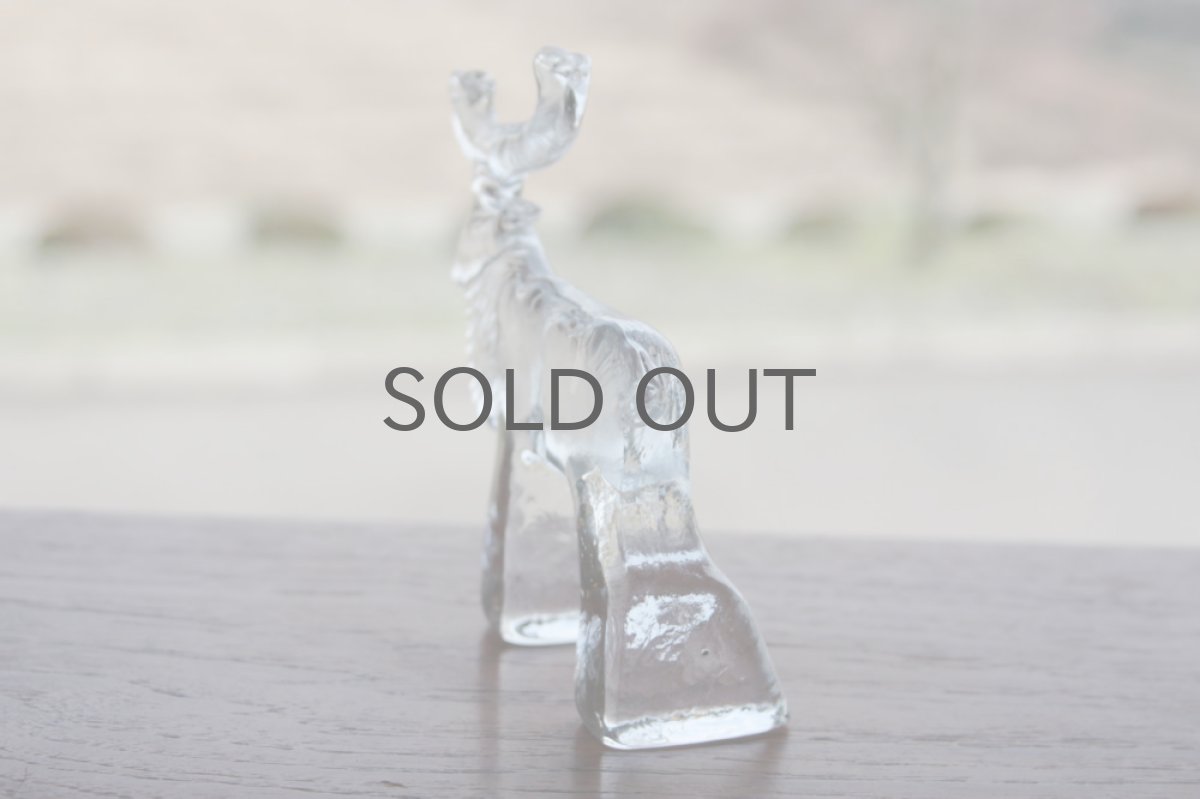 画像3: Kosta Boda コスタボッダ ガラスのオブジェ ヘラジカ (3)