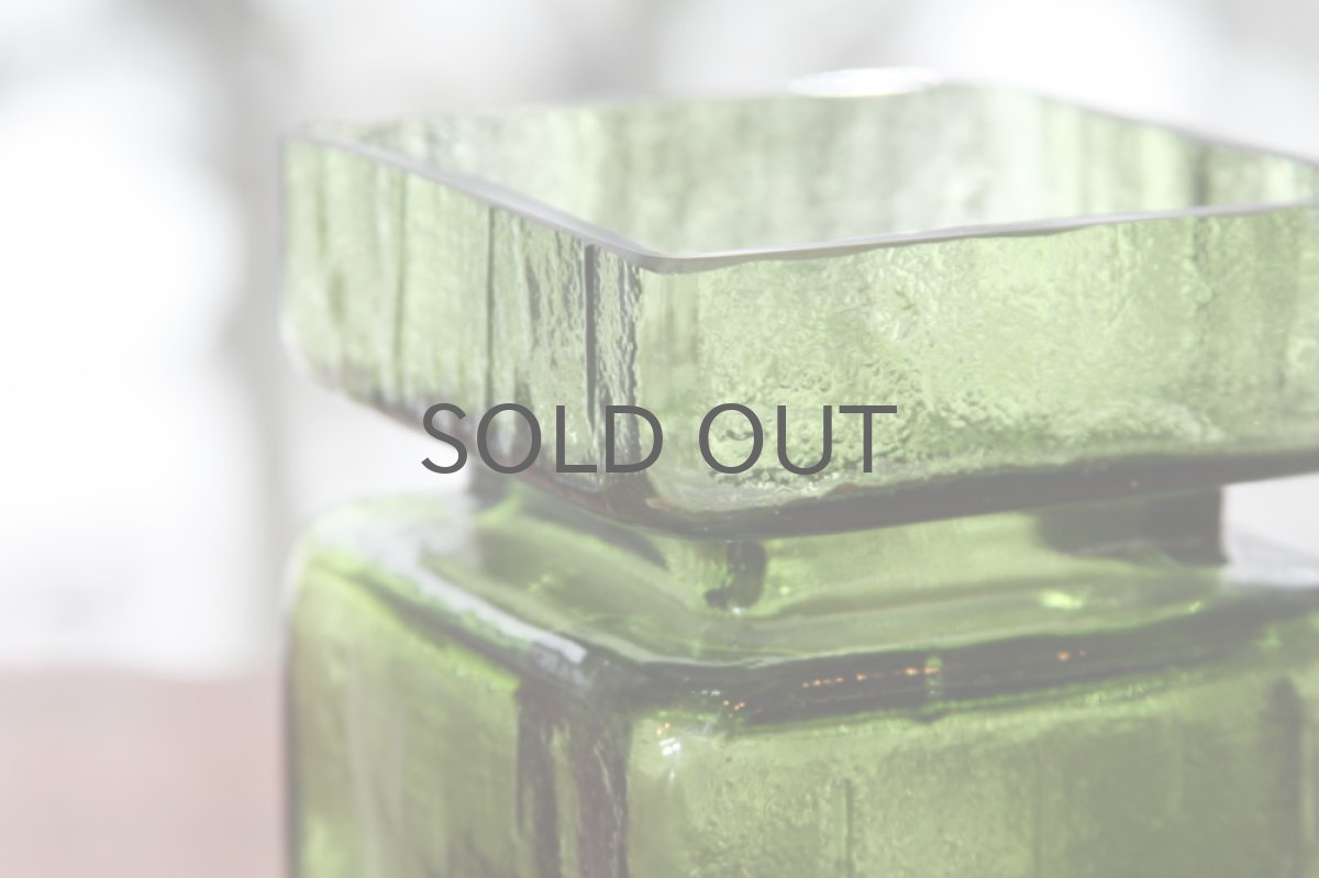 画像4: 北欧雑貨 Riihimaen Lasi　Palaシリーズ　花瓶　グリーン　Lサイズ (4)