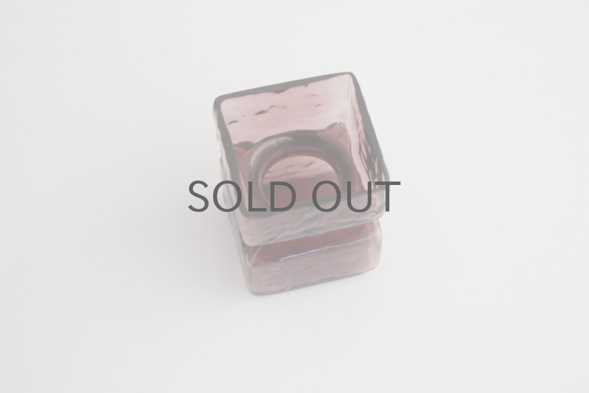 画像2: 北欧雑貨 Riihimaen Lasi Palaシリーズ 花瓶 XSサイズ パープル (2)