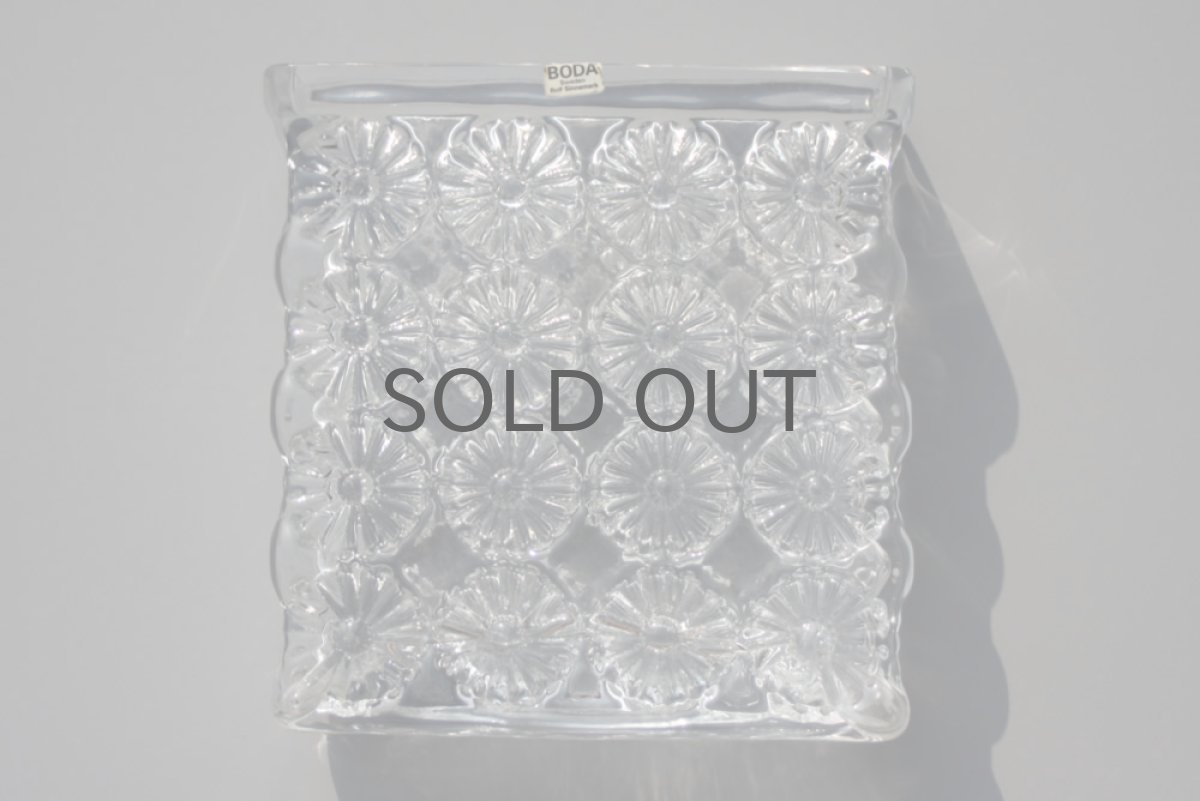 画像5: スウェーデン BODA  Rolf Sinnemark フラワーベース クリスタル (5)