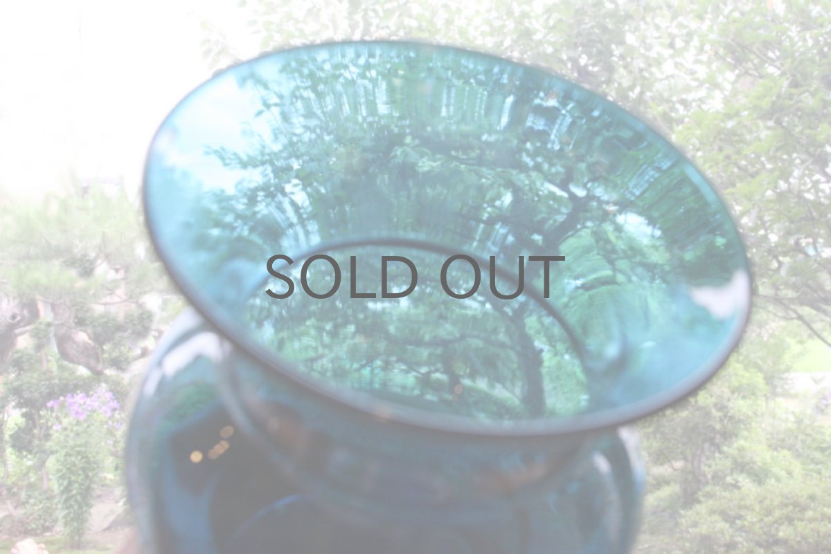 画像3: 北欧ガラス KOSTA BODA Bertil Vallien フラワーベース ブルー (3)