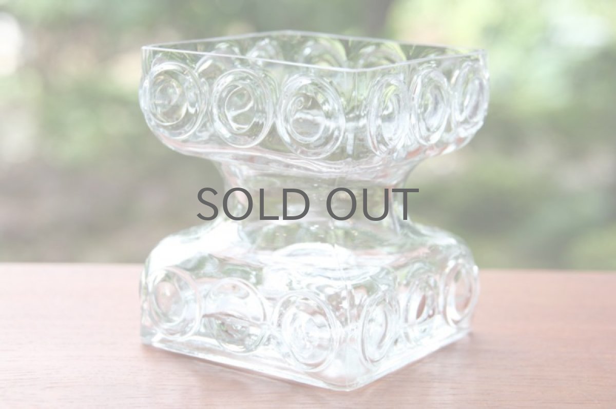 画像3: 北欧雑貨 Riihimaen Lasi Kehraシリーズ 花瓶、キャンドルホルダー クリスタル Mサイズ  (3)