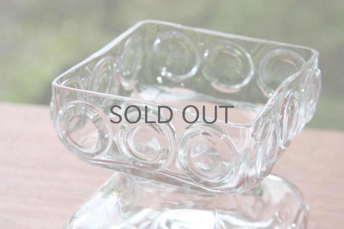 画像2: 北欧雑貨 Riihimaen Lasi Kehraシリーズ 花瓶、キャンドルホルダー クリスタル Mサイズ  (2)