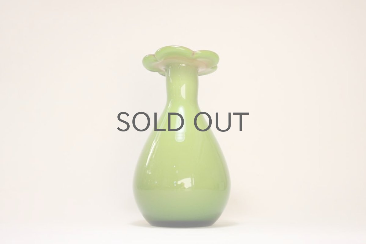 画像5: 北欧スウェーデンのガラス フラワーベース 花 (5)