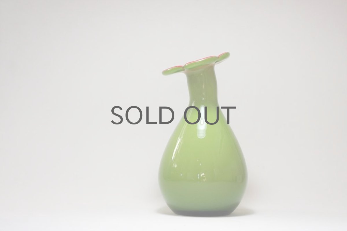 画像3: 北欧スウェーデンのガラス フラワーベース 花 (3)