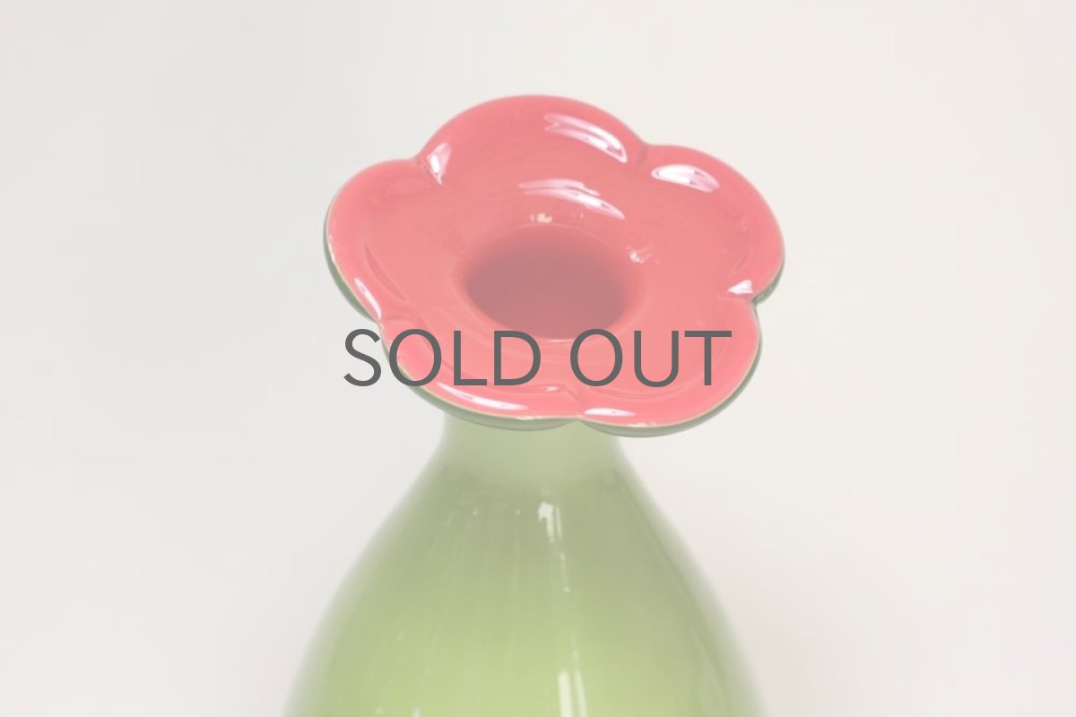 画像2: 北欧スウェーデンのガラス フラワーベース 花 (2)