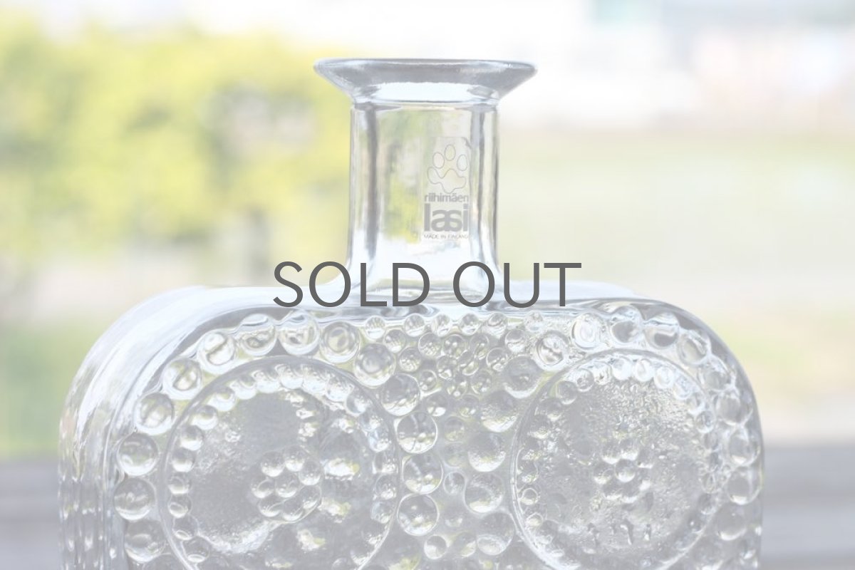 画像2: Riihimaen Lasi/Grapponia/ナニー・スティル グラッポニア クリアー ボトル (2)