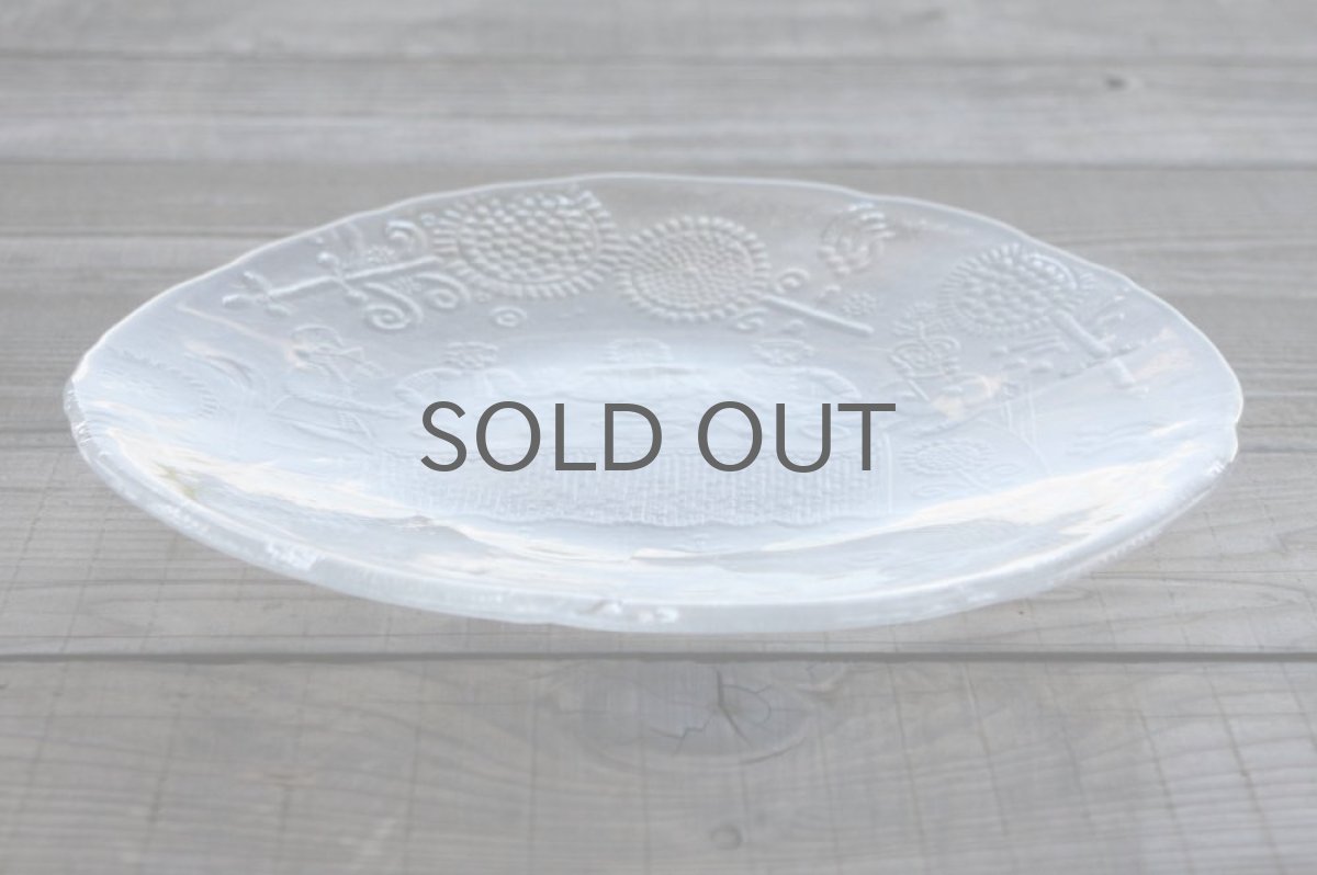 画像5: Kosta Boda コスタボッダ Dalom　クリア特大プレート33cm (5)