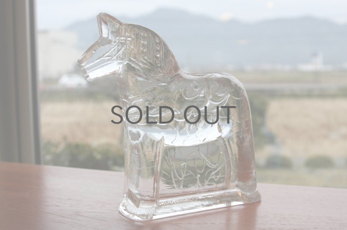 画像2: スウェーデン Lindshammar社製  ガラスのオブジェ  ダーラナホース 特大サイズ (2)