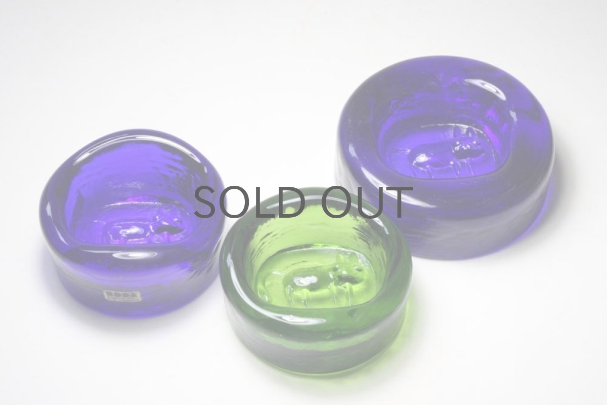 画像5: Erik Hoglundエリックホグラン  ガラス ネコのアッシュトレイSサイズ (5)