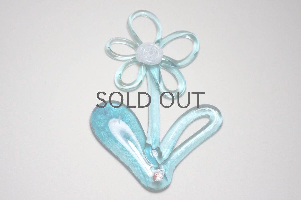 画像5: 北欧ガラス フィンランド Studiolasiハンドメイド ガラスオーナメント 水色 (5)