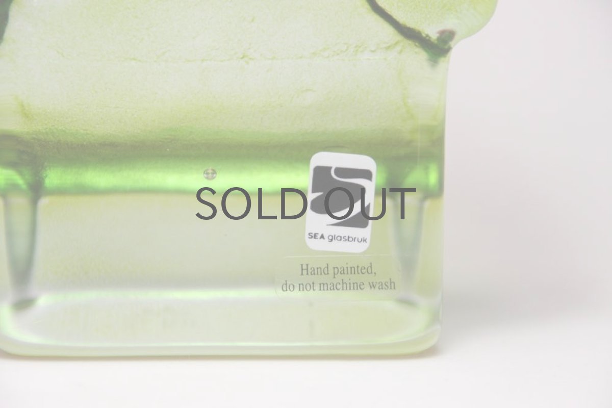 画像5: スウェーデン/Sea Glasbruk製/バラのガラスオブジェ/レッド (5)