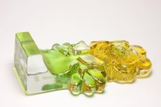 画像4: スウェーデン/Sea Glasbruk製/バラのガラスオブジェ/イエロー (4)
