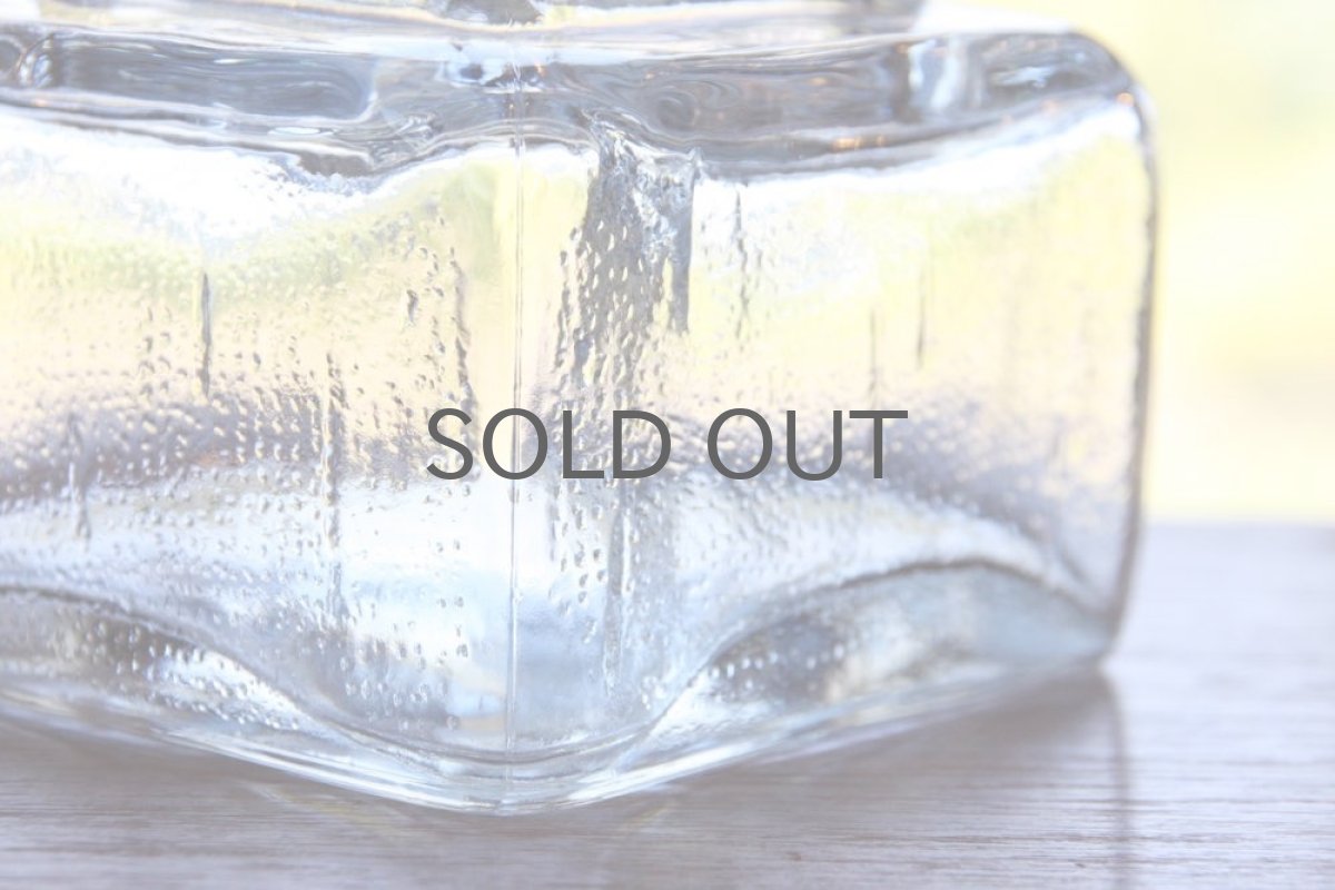 画像3: ビンテージ北欧ガラス/Riihimaen Lasi/Palaシリーズ/花瓶/クリア (3)