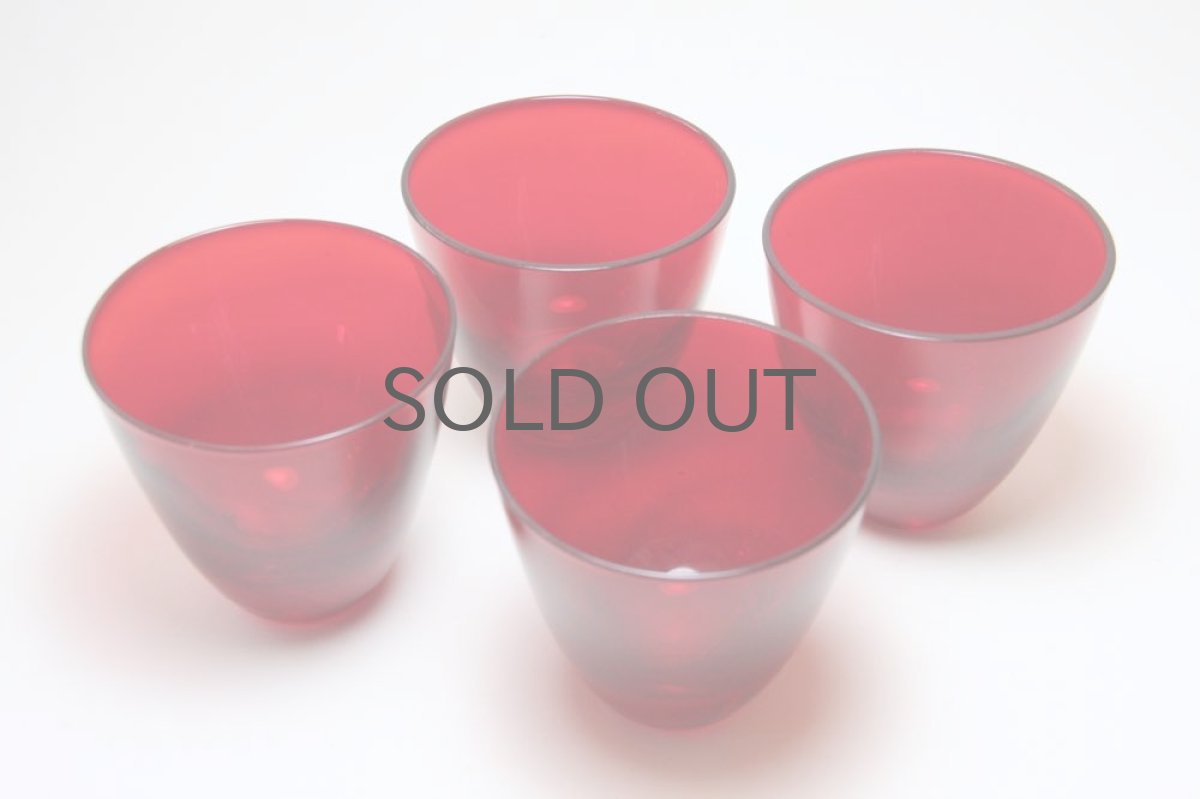 画像6: Reijmyre/レイミューラ/Mambo/ガラスタンブラー/レッド/No.1 (6)