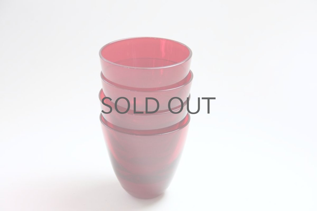 画像5: Reijmyre/レイミューラ/Mambo/ガラスタンブラー/レッド/No.1 (5)