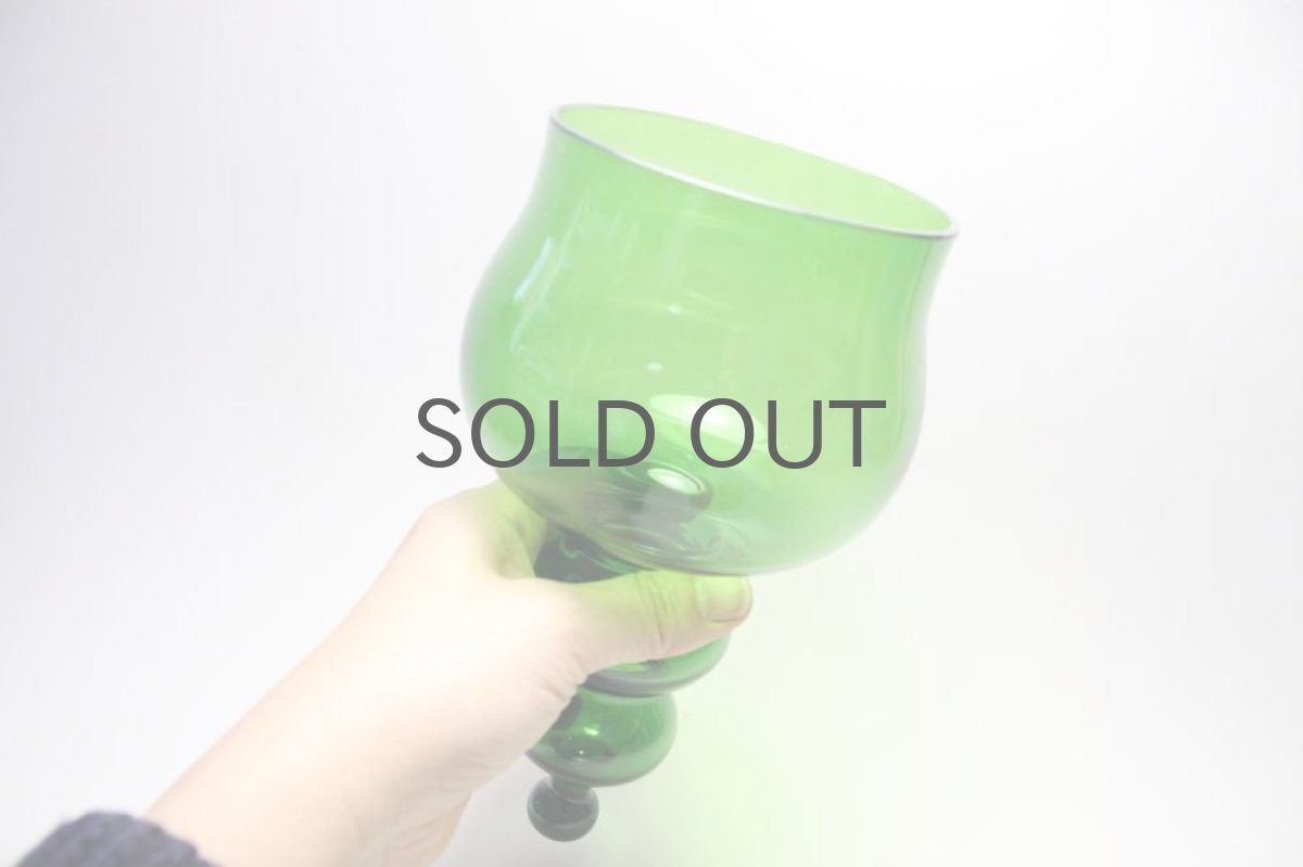 画像5: 北欧ガラス/ BODA/ボッダ/Bertil Vallien/バーティル・ヴァリーン/キャンディポット/グリーン (5)