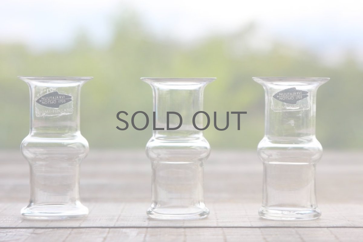画像2: 北欧フィンランド／NUUTAJARVI／ヌータヤルヴィ／ガラス一輪挿し (2)