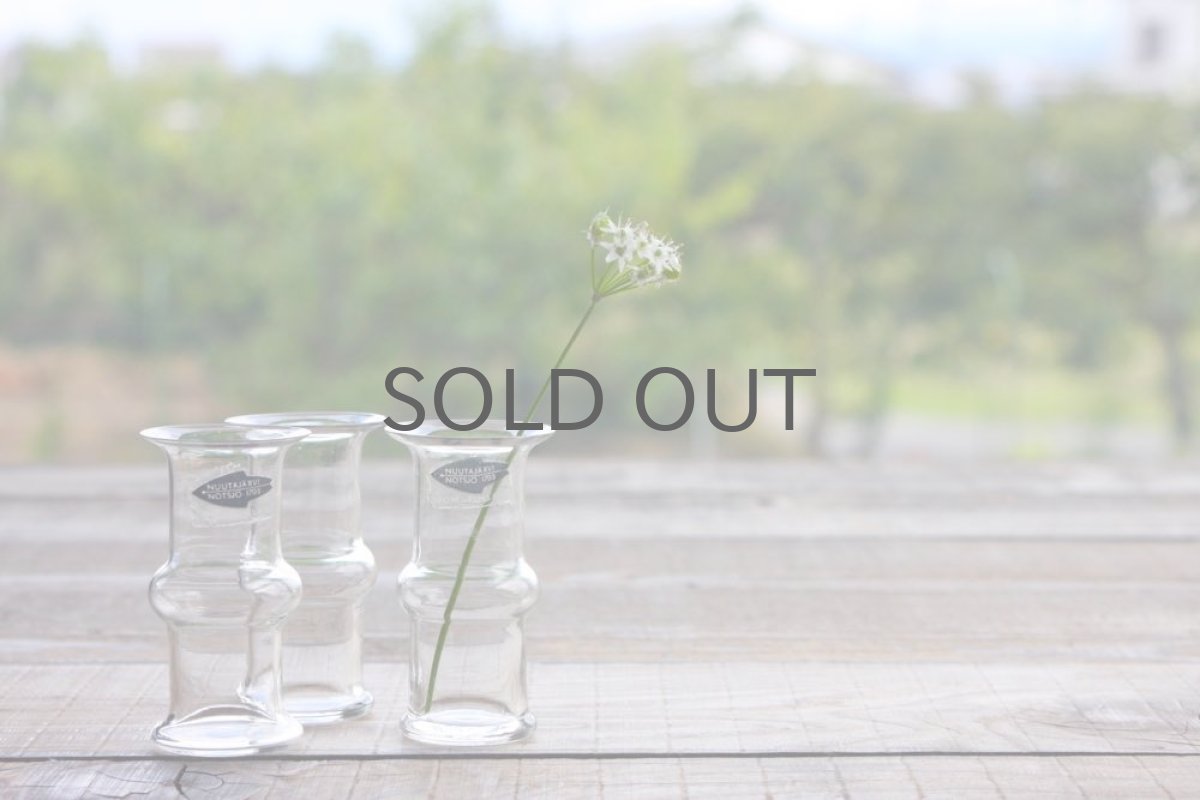 画像5: 北欧フィンランド／NUUTAJARVI／ヌータヤルヴィ／ガラス一輪挿し (5)