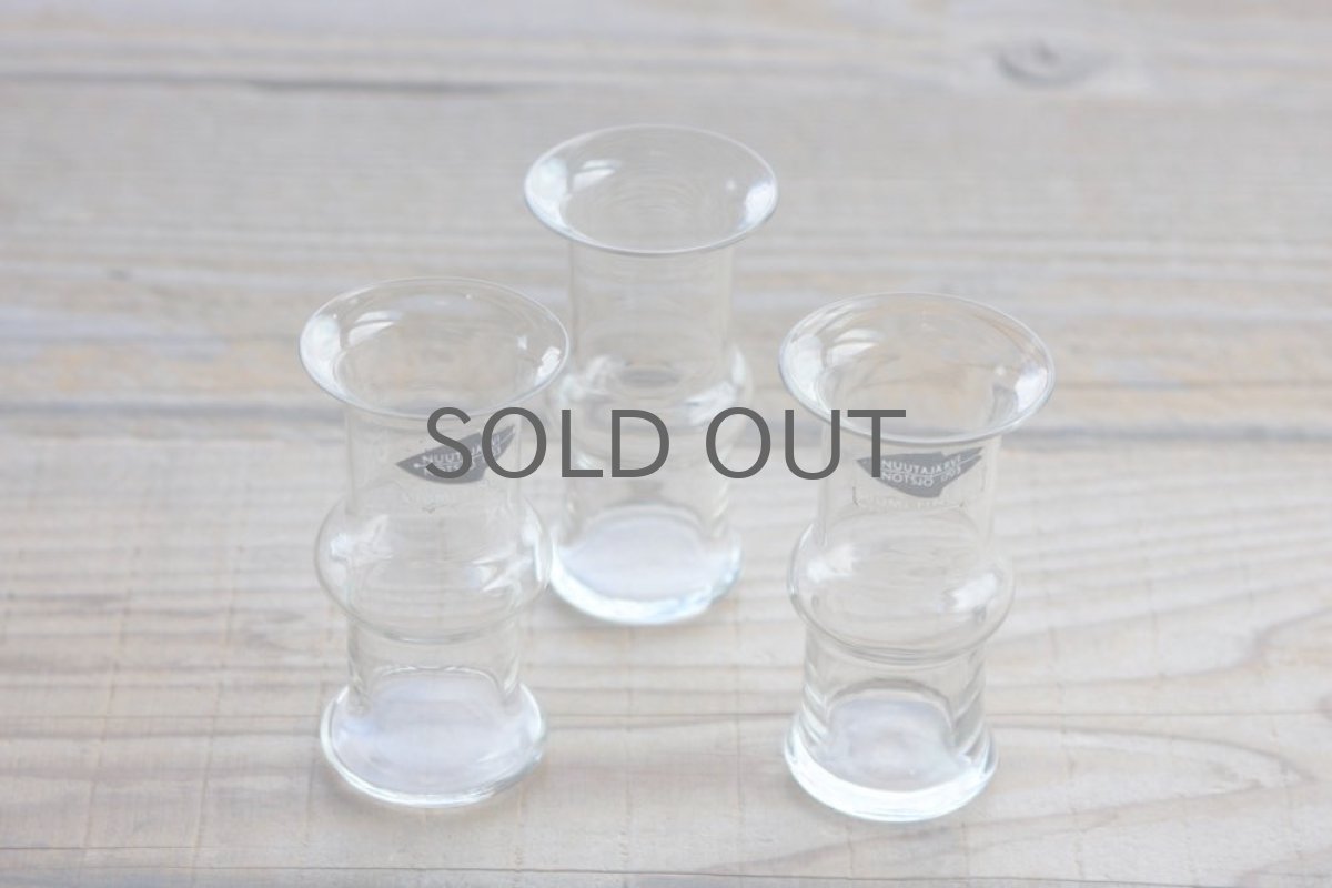 画像4: 北欧フィンランド／NUUTAJARVI／ヌータヤルヴィ／ガラス一輪挿し (4)