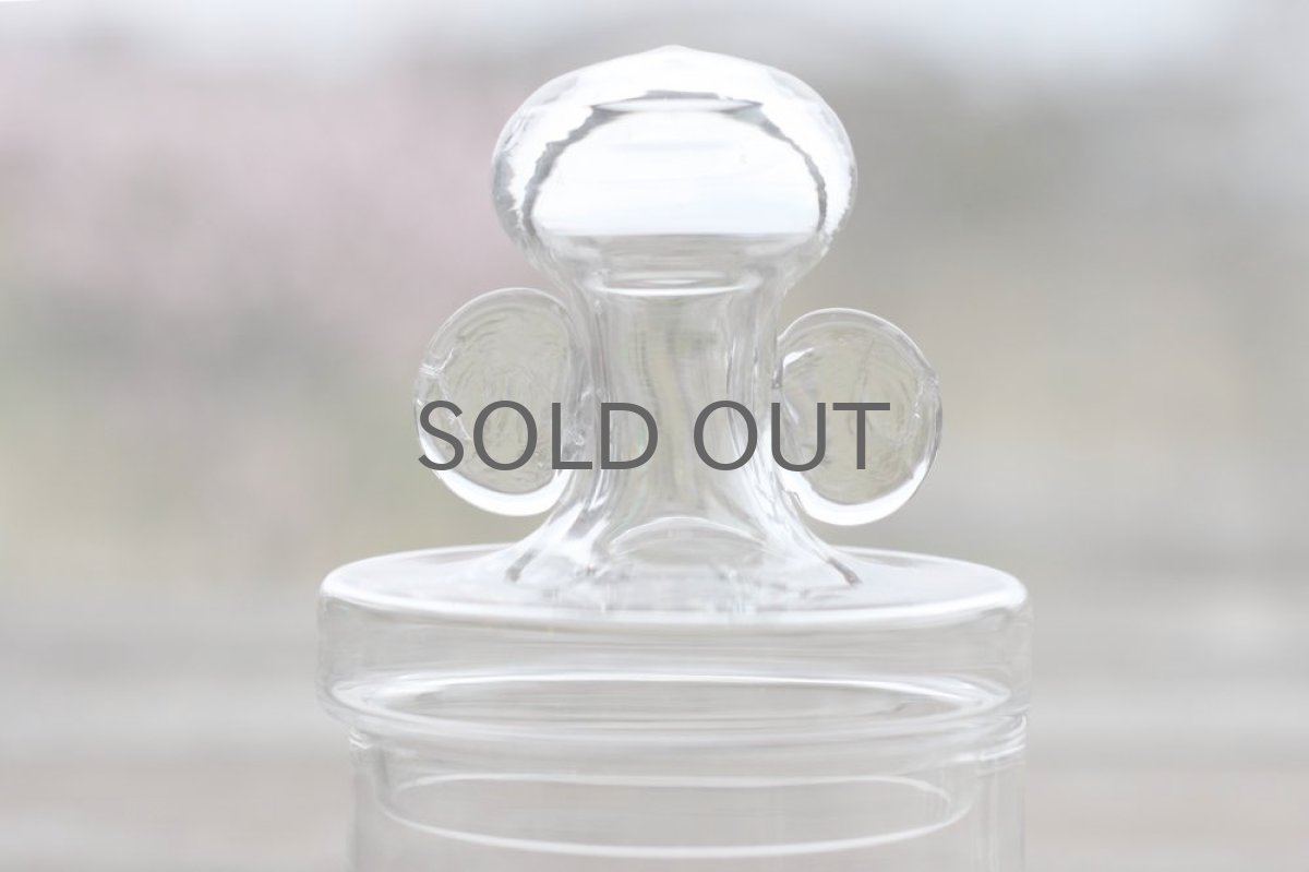 画像2: 北欧ガラス/ BODA /Bertil Vallien/バーティル・ヴァリーン/キャンディポット/クリアNo.2 (2)