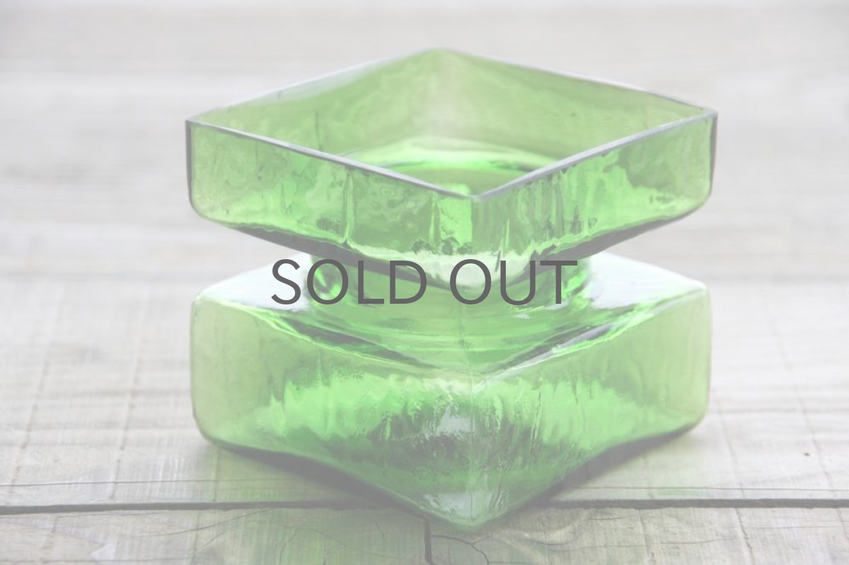 画像5: 北欧雑貨 Riihimaen Lasi Palaシリーズ 花瓶 グリーン Mサイズ (5)