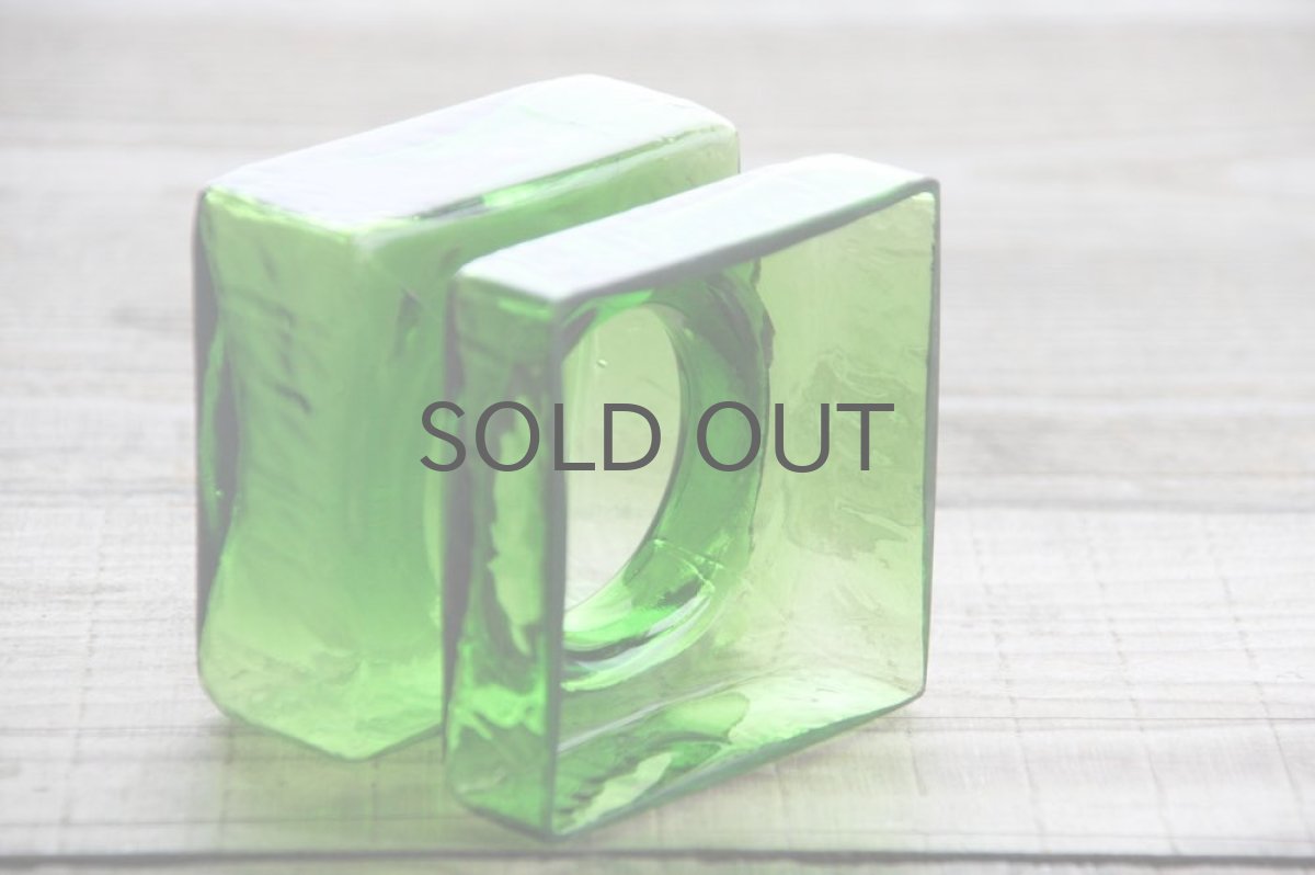 画像4: 北欧雑貨 Riihimaen Lasi Palaシリーズ 花瓶 グリーン Mサイズ (4)