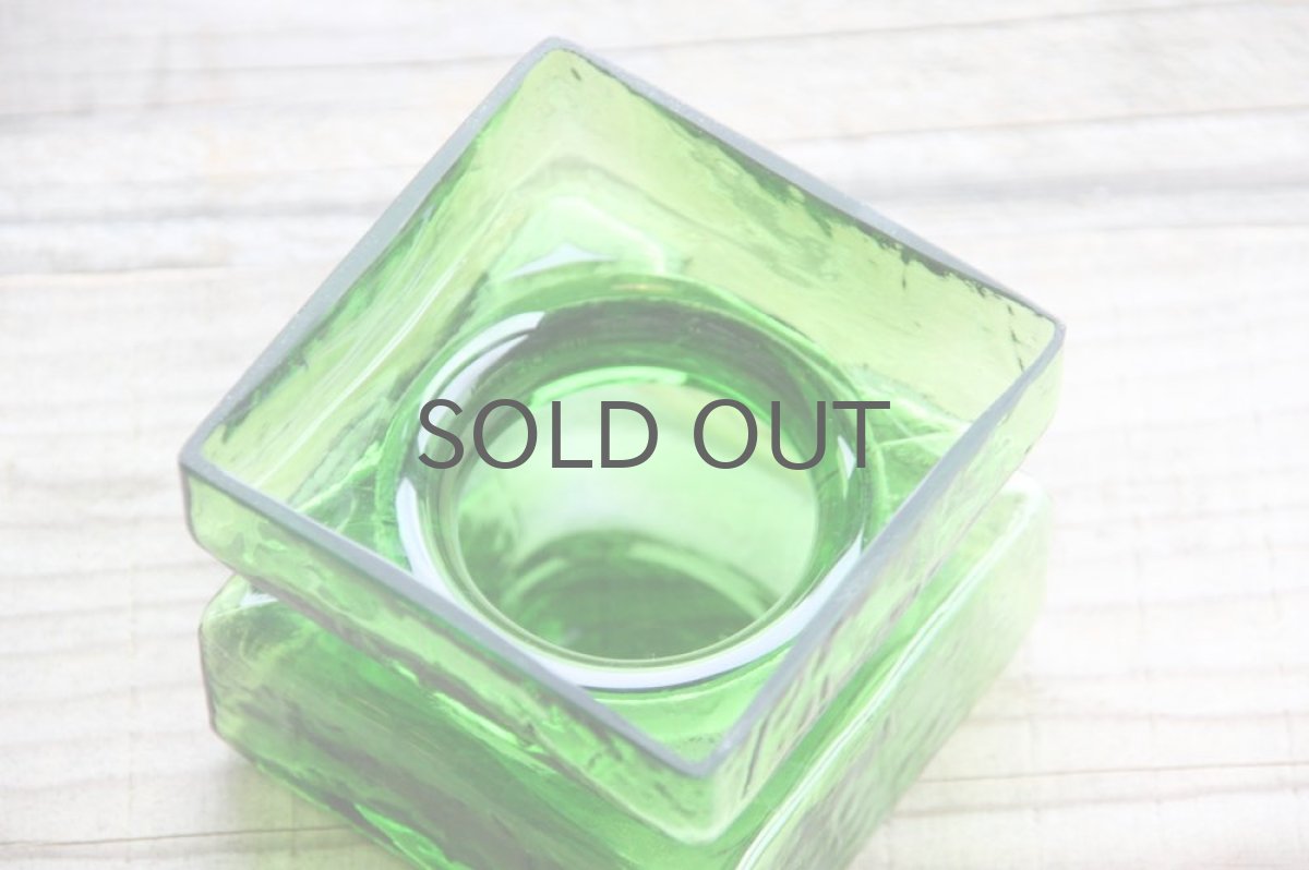 画像3: 北欧雑貨 Riihimaen Lasi Palaシリーズ 花瓶 グリーン Mサイズ (3)