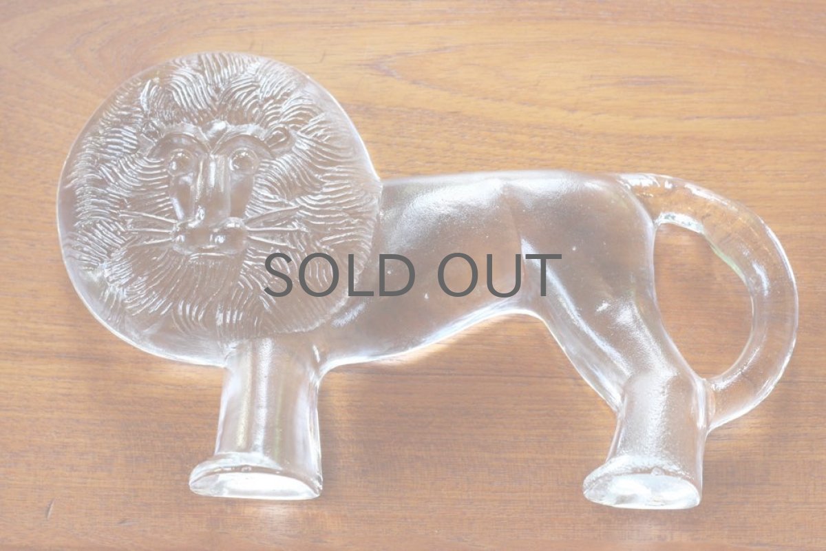 画像4: Kosta Boda コスタボダ ガラスのオブジェ ライオン 超特大サイズ (4)