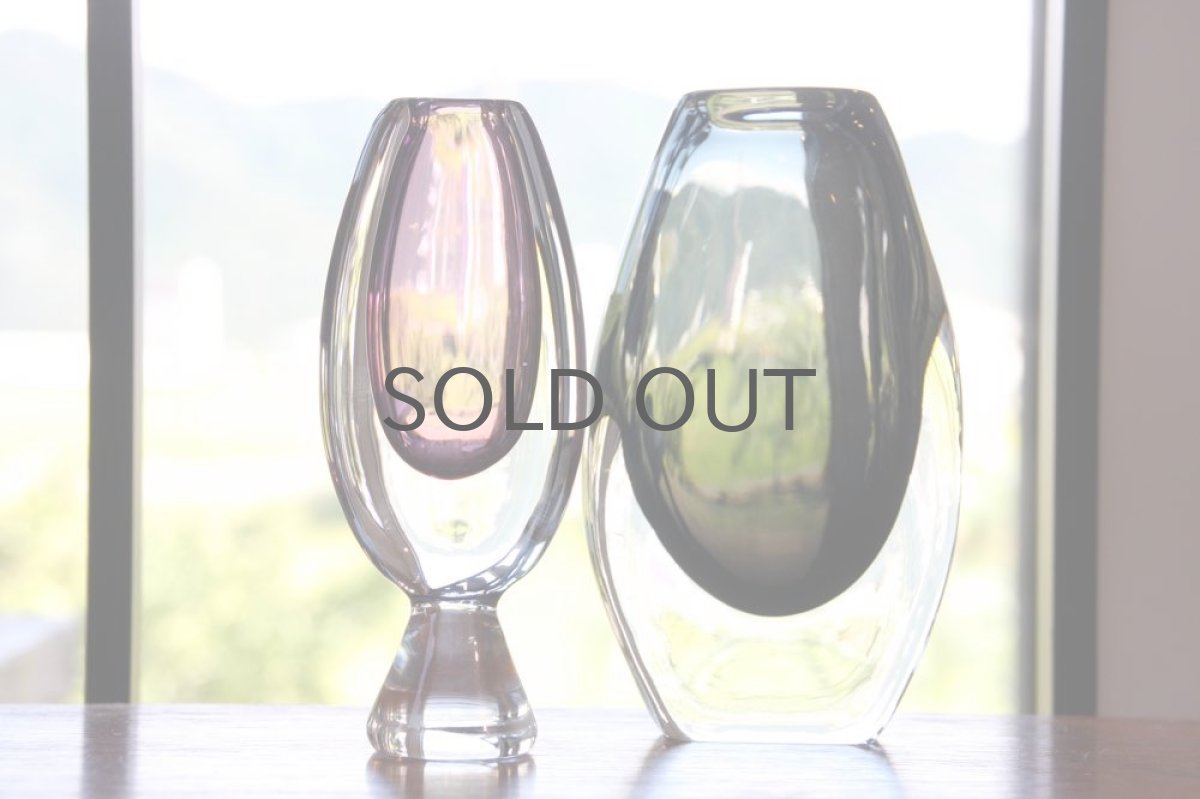 画像2: Erik Hoglundエリックホグラン BODA社製 ガラスキャンドル シャンデリア 2連 (2)