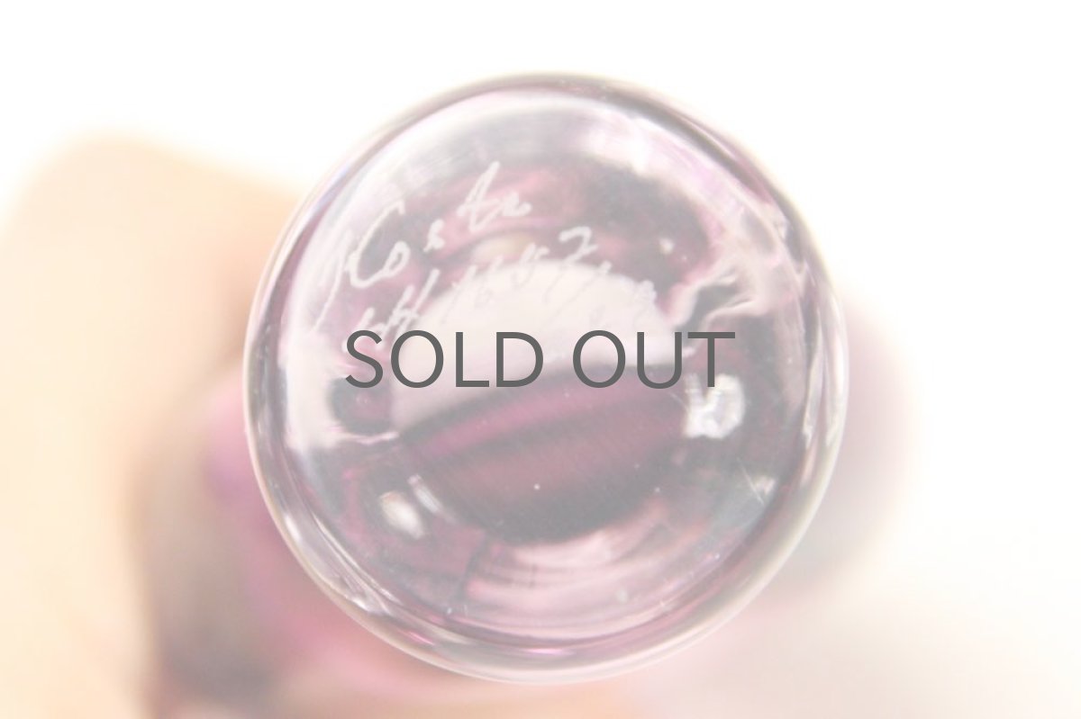 画像6: 北欧ガラス/Kosta/Vicke Lindstrand/ ヴィッケ・リンドストランド/フラワーベース/ピンクラベンダー (6)