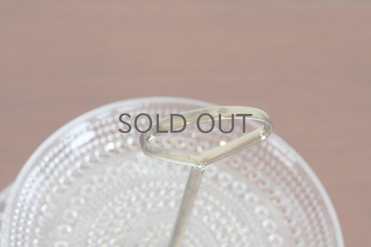 画像9: ARABIA/NUUTAJARVI /オイバ・トイッカ /Kastehelmi/カステヘルミ /2段ケーキプレート/クリア (9)