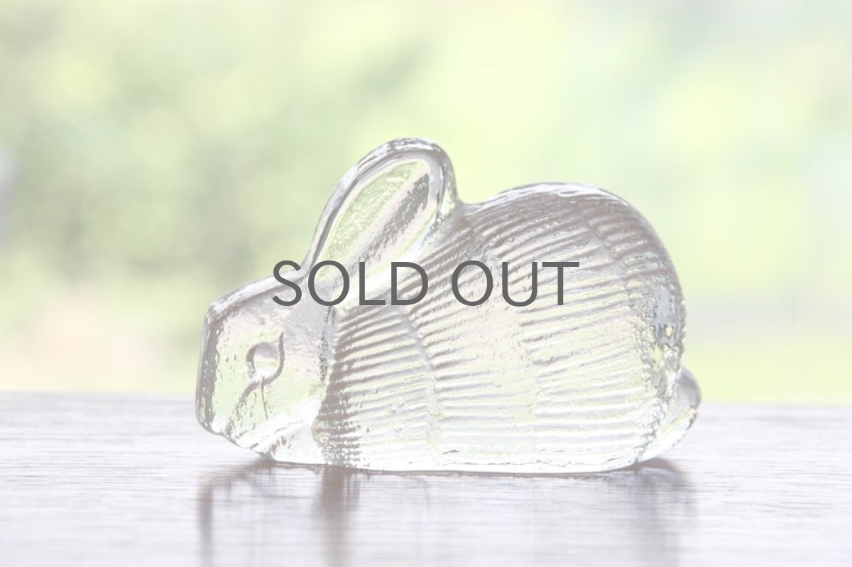 画像2: スウェーデン/Royal Krona/ガラスのウサギ/リサ・ラーソン/ビンテージ (2)