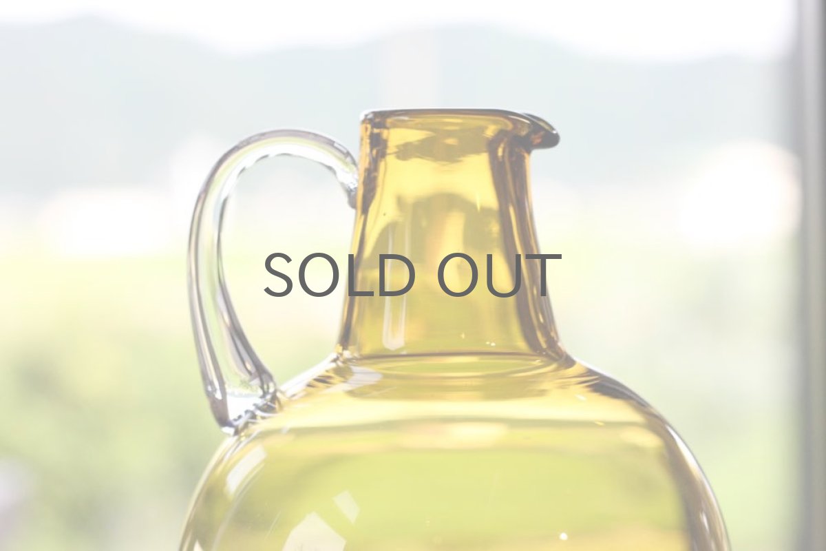 画像2: Reijmyre/レイミューラー/ハンドメイド/ガラスピッチャー/アンバー (2)