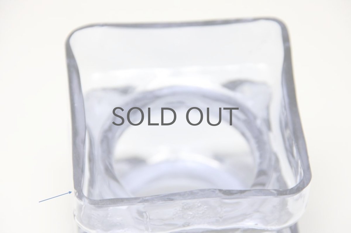 画像6: ビンテージ北欧雑貨/Riihimaen Lasi /リーヒマエン・ラシ/Pala/花瓶/ライトラベンダー/3連/No.1 (6)