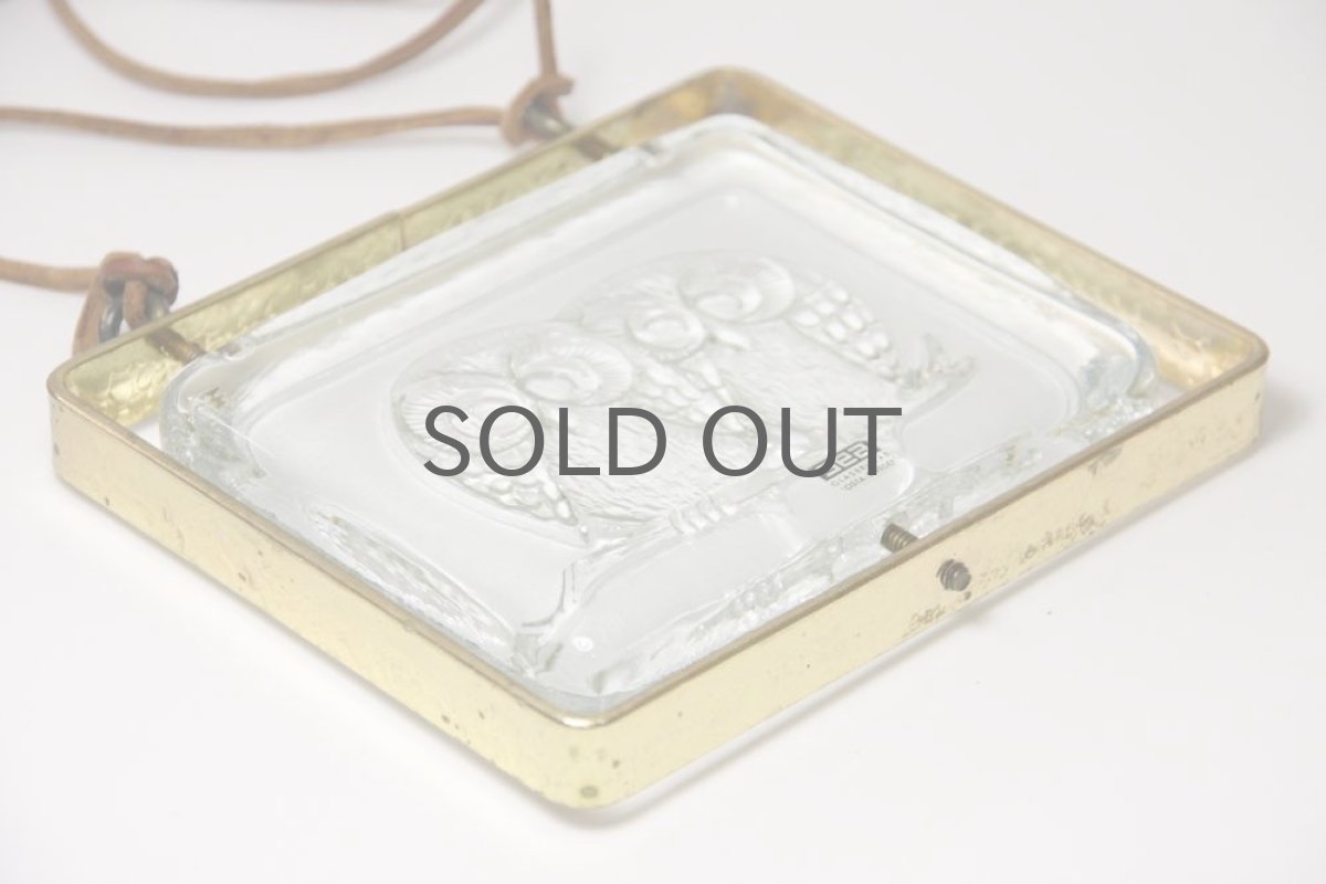 画像4: ビンテージ北欧ガラス /SEA glasbruk KOSTA/フクロウガラスオーナメント (4)