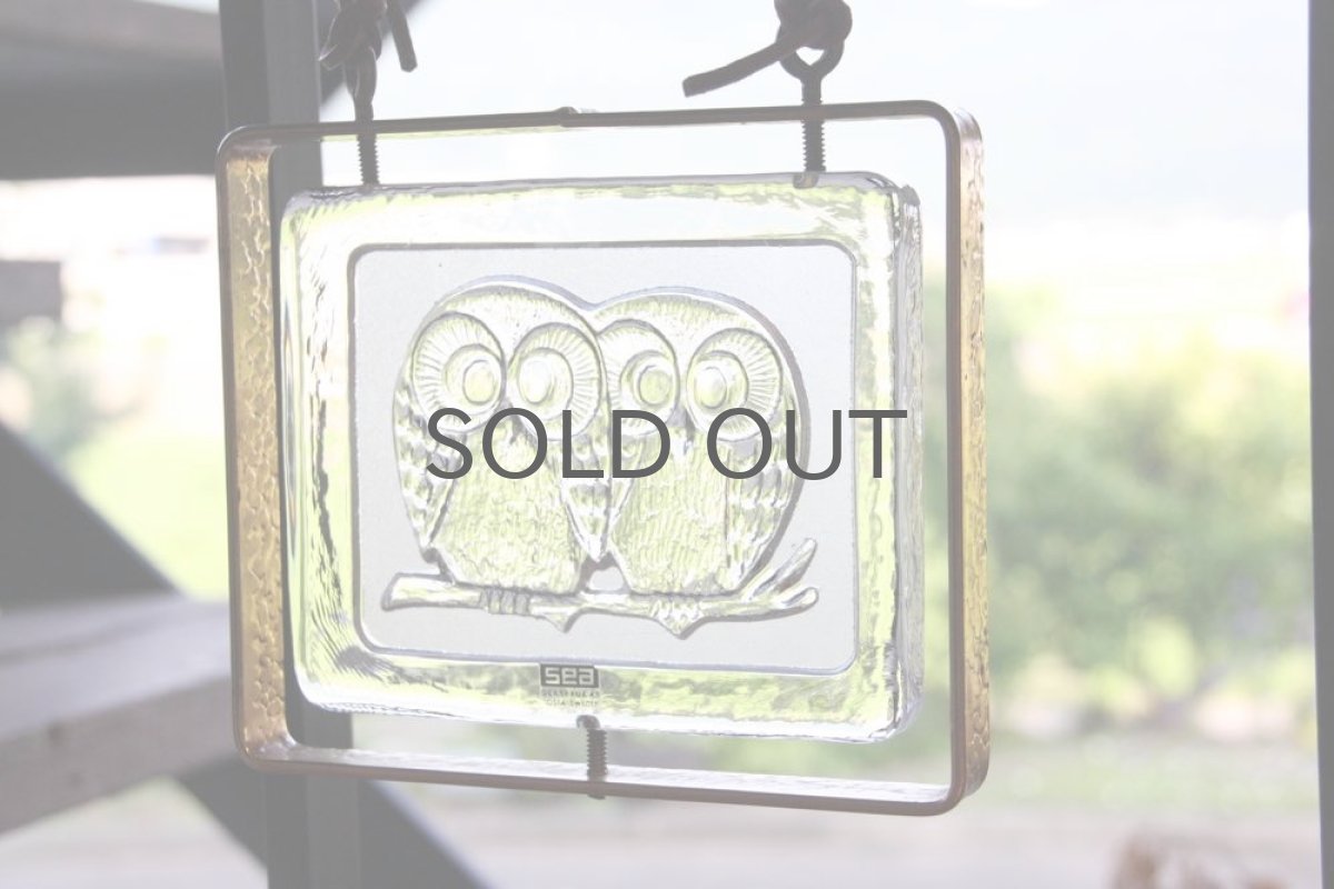 画像3: ビンテージ北欧ガラス /SEA glasbruk KOSTA/フクロウガラスオーナメント (3)