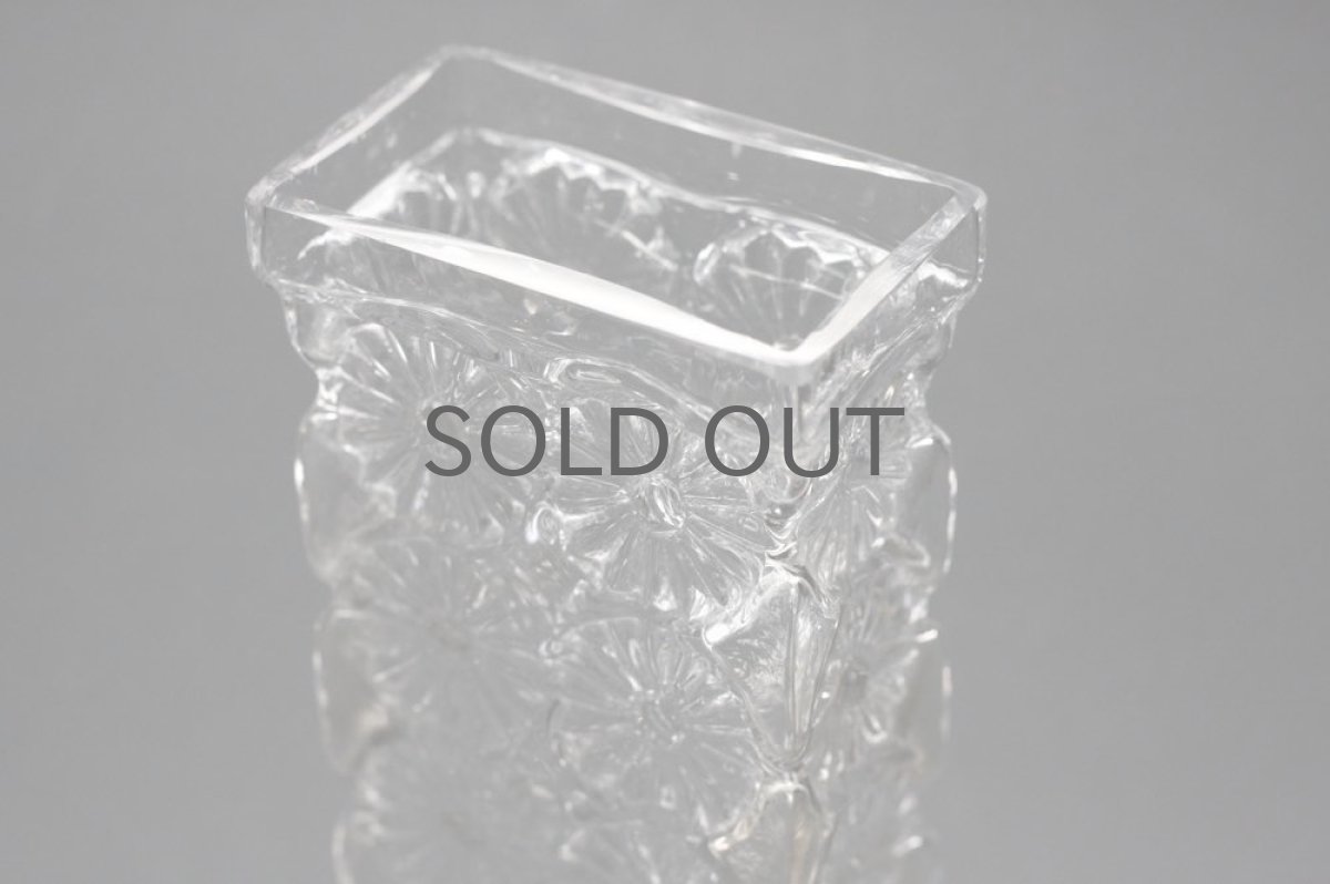 画像3: スウェーデン BODA  Rolf Sinnemark フラワーベース クリスタルディジー (3)