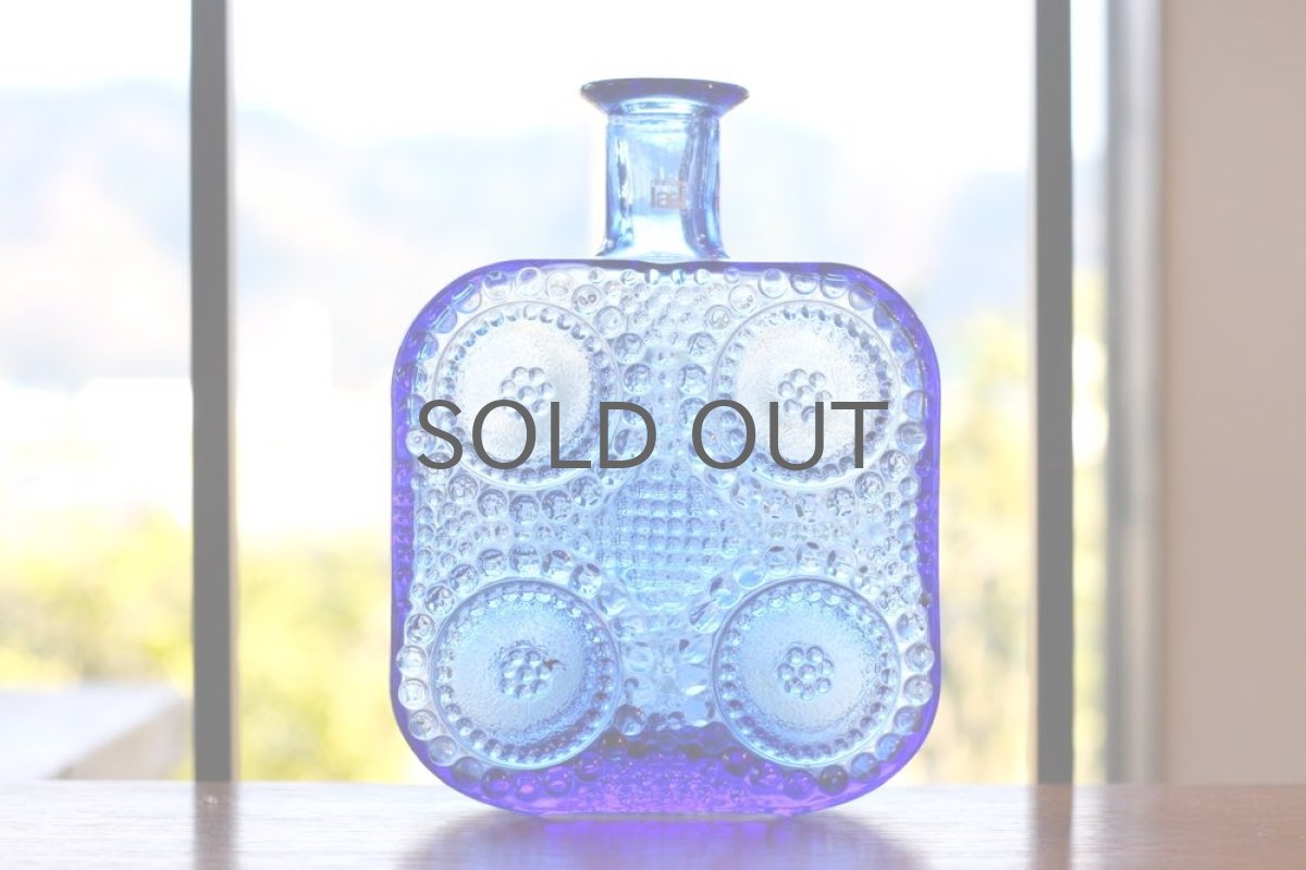 画像7: Riihimaen Lasi/Grapponia/ナニー・スティル/グラッポニアボトル/ブルー (7)